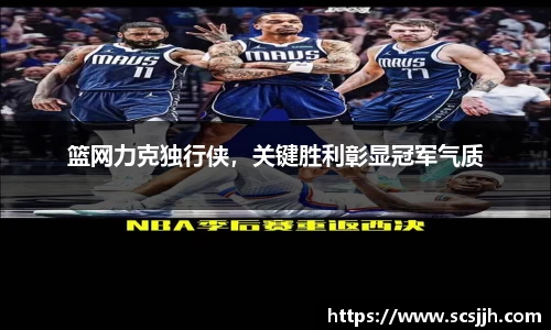 篮网力克独行侠，关键胜利彰显冠军气质