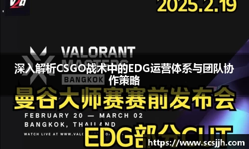 深入解析CSGO战术中的EDG运营体系与团队协作策略