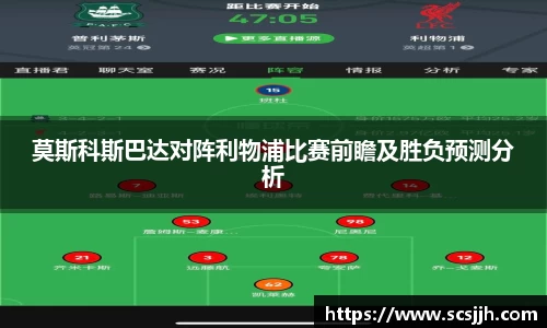 莫斯科斯巴达对阵利物浦比赛前瞻及胜负预测分析