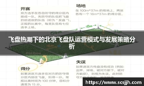 飞盘热潮下的北京飞盘队运营模式与发展策略分析